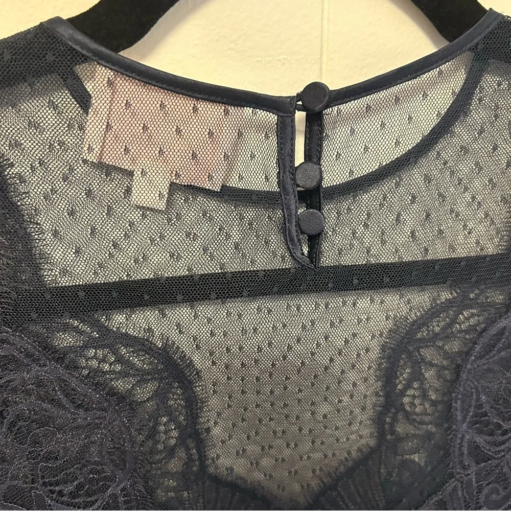 Cinq a Sept Amabella Embroidered Cocktail Dress With Slip - Picture 7 of 15